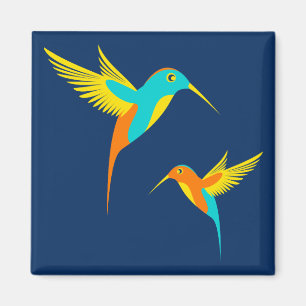 Lebende Vögel Magnet