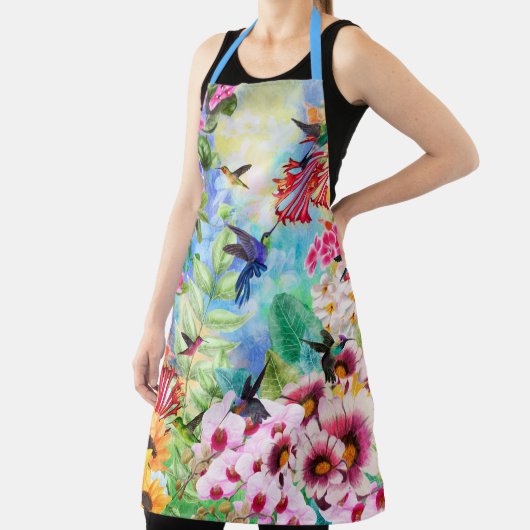 Lebende Vögel mit Blume Schürze (InSitu)