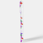 Lebende Vögel und Iris-Blume Case-Mate iPhone Hülle (Rückseite / Links)