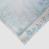 Lebende Vögel und violette Blumen Seidenpapier (Detail)