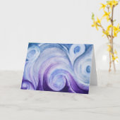 Lebende Wasser-Gruß-Karte Karte (Gelbe Blume)