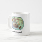 Lebende Zelle mit Organellen Kaffeetasse (Vorderseite Links)