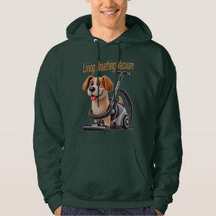 Lebender Atmender Vakuum-Hund Hoodie
