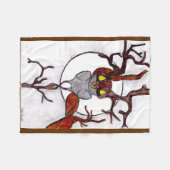 lebender Baum Fleecedecke (Vorderseite (Horizontal))