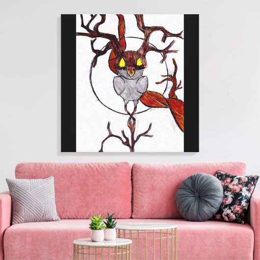 lebender Baum Leinwanddruck (Insitu (Wohnzimmer))