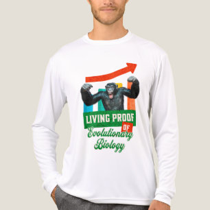 Lebender Beweis der Evolutionsbiologie Lustiger Sc Tri-Blend Shirt