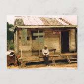 Lebender Fisch zum Verkauf Postkarte (Vorderseite)