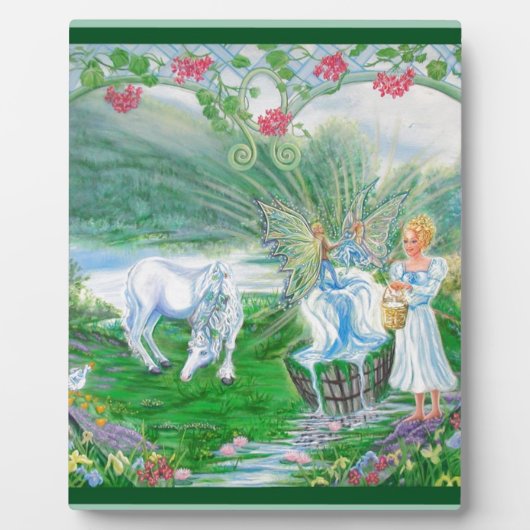 Lebender Frühling Fotoplatte (Vorderseite)