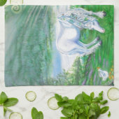 Lebender Frühling Geschirrtuch (Gefaltet)