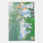 Lebender Frühling Geschirrtuch (Vertikal)