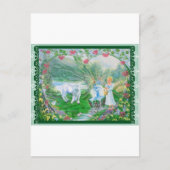 Lebender Frühling Postkarte (Vorderseite)