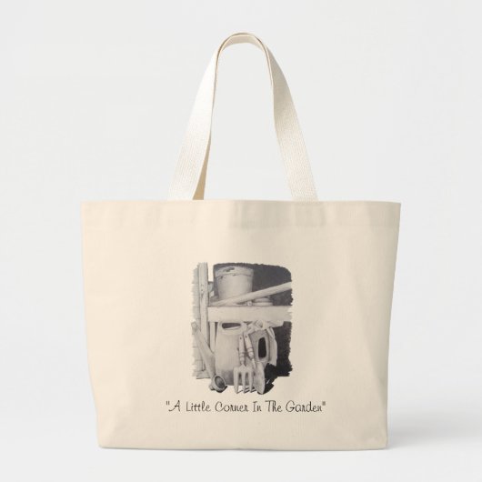 Lebender Gartenwerkzeug-Taschentasche noch Jumbo Stoffbeutel (Vorne)