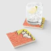 Lebender, schöner SteinUntersetzer (Seitenansicht)