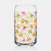 Lebendes Blumenmosaikglas Dosenglas (Rechts)