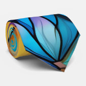 Lebendes, festes Glas, farbig, blinkend Krawatte (Gerollt)