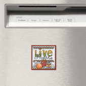Lebendes gesundes Obst und Gemüse - Küchen Magnet  (In Situ (Geschirrspüler))