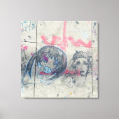 Lebendes Graffiti aus Chicago Leinwanddruck (Vorderseite)