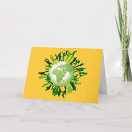 Lebendes Grün: Unsere grüne Erde Karte