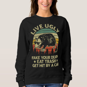 Lebendes hässliches Fake, der Müll des Todes wird Sweatshirt