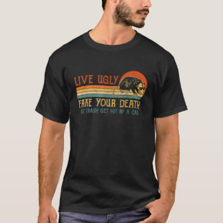 Lebendes hässliches Fake, der Müll des Todes wird T-Shirt