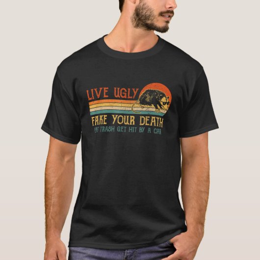 Lebendes hässliches Fake, der Müll des Todes wird T-Shirt (Vorderseite)