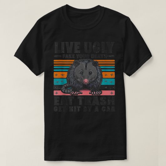 Lebendes hässliches Fake, der Müll des Todes wird  T-Shirt (Design vorne)