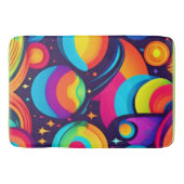 Lebendes kosmisches Kaleidoskop Badematte (Vorderseite)