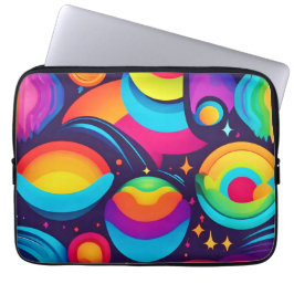 Lebendes kosmisches Kaleidoskop Laptopschutzhülle