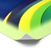 Lebendes kosmisches Kaleidoskop Poster (Ecke)