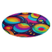 Lebendes kosmisches Kaleidoskop Schneidebrett (Ecke)