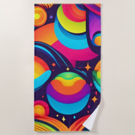 Lebendes kosmisches Kaleidoskop Strandtuch