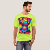 Lebendes kosmisches Kaleidoskop T-Shirt (Vorne ganz)