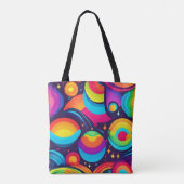 Lebendes kosmisches Kaleidoskop Tasche (Rückseite)