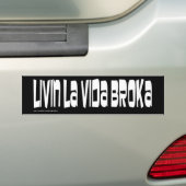 Lebendes La Vida Broka Autoaufkleber (Auf Auto)