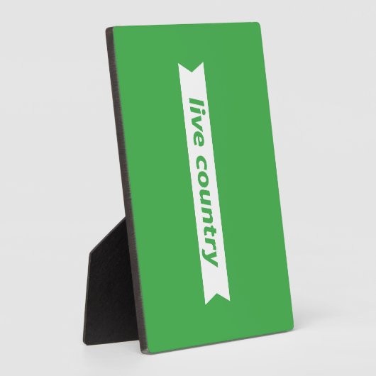 Lebendes Land Fotoplatte (Seite)