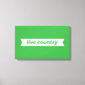 Lebendes Land Leinwanddruck (Vorderseite)