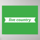 Lebendes Land Poster (Vorne)