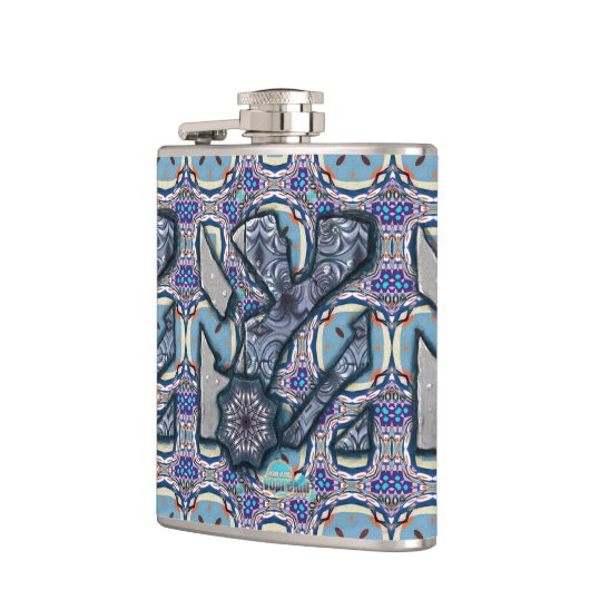 Lebendes Metall Nr. 2 Flachmann (Links)