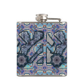 Lebendes Metall Nr. 2 Flachmann (Rückseite)