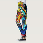Lebendes Tiger-Hartglas Leggings (Links)