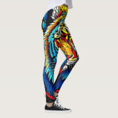 Lebendes Tiger-Hartglas Leggings (Rechts)