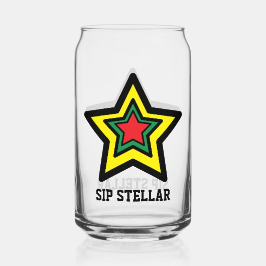 Lebendes Triple Star SIP STELLAR Glas (Vorderseite)