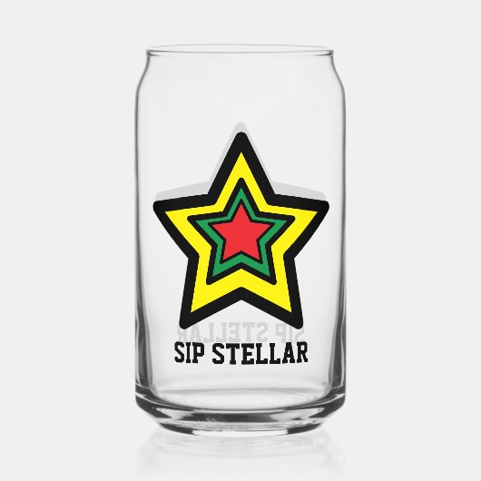 Lebendes Triple Star SIP STELLAR Glas (Rückseite)
