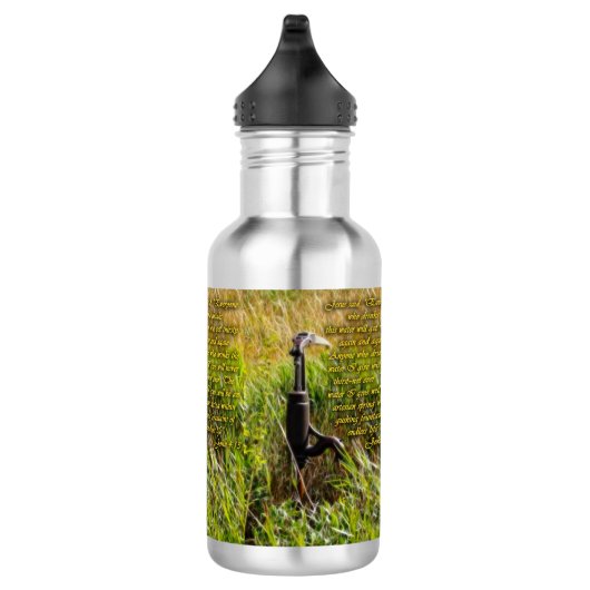 Lebendes Wasser John 4 Inspiration Edelstahlflasche (Rechts)