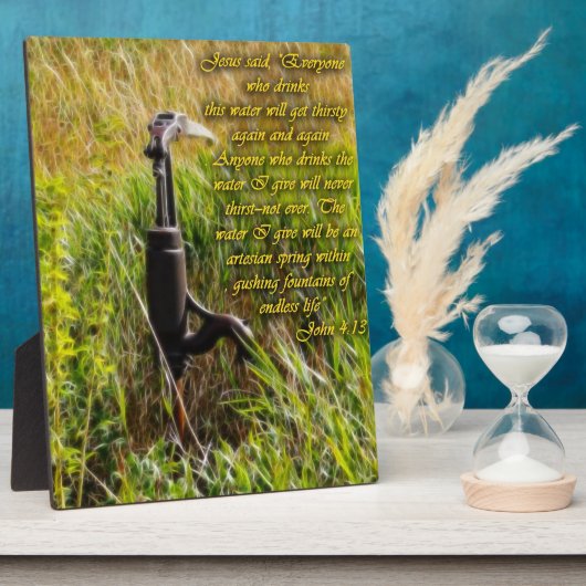 Lebendes Wasser John 4 Inspiration Fotoplatte (Seite)