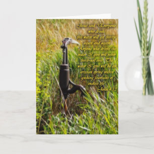 Lebendes Wasser John 4 Inspiration Karte