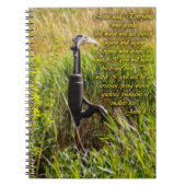 Lebendes Wasser John 4 Inspiration Notizblock (Vorderseite)