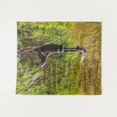 Lebendes Wasser John 4 Inspiration Wandteppich (Vorderseite (Horizontal))