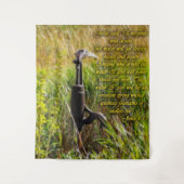 Lebendes Wasser John 4 Inspiration Wandteppich (Vorderseite)