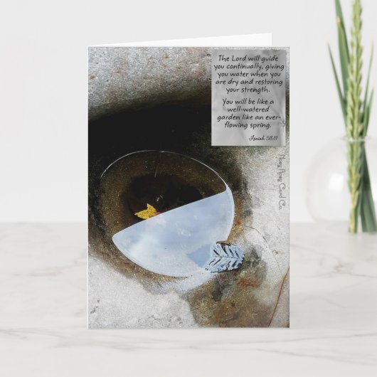 Lebendes Wasser Karte (Vorderseite)